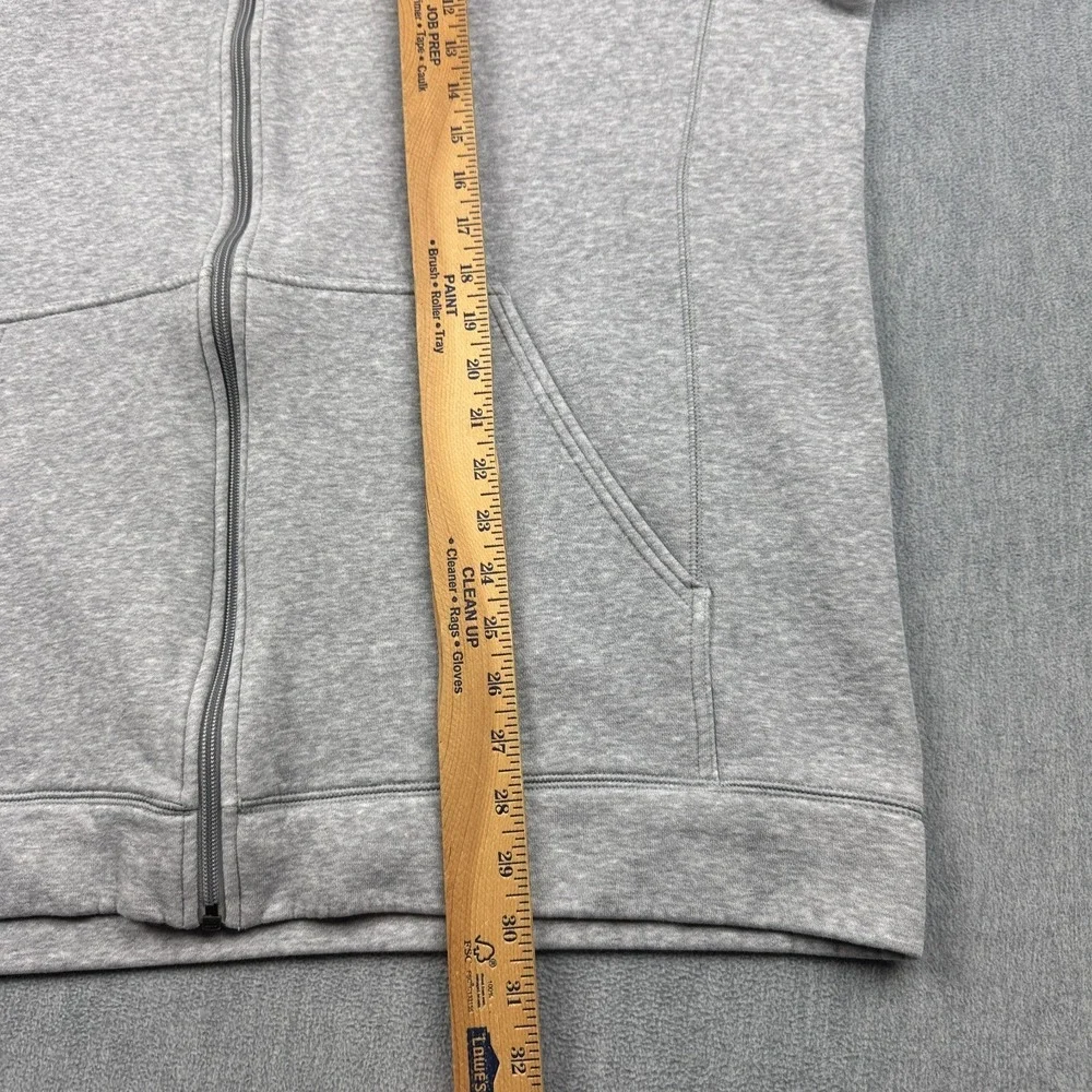 Adidas Hoodie‎ Mens XL Gray Essentials Fleece 3-Stripes Full Zip Hoodie Classic